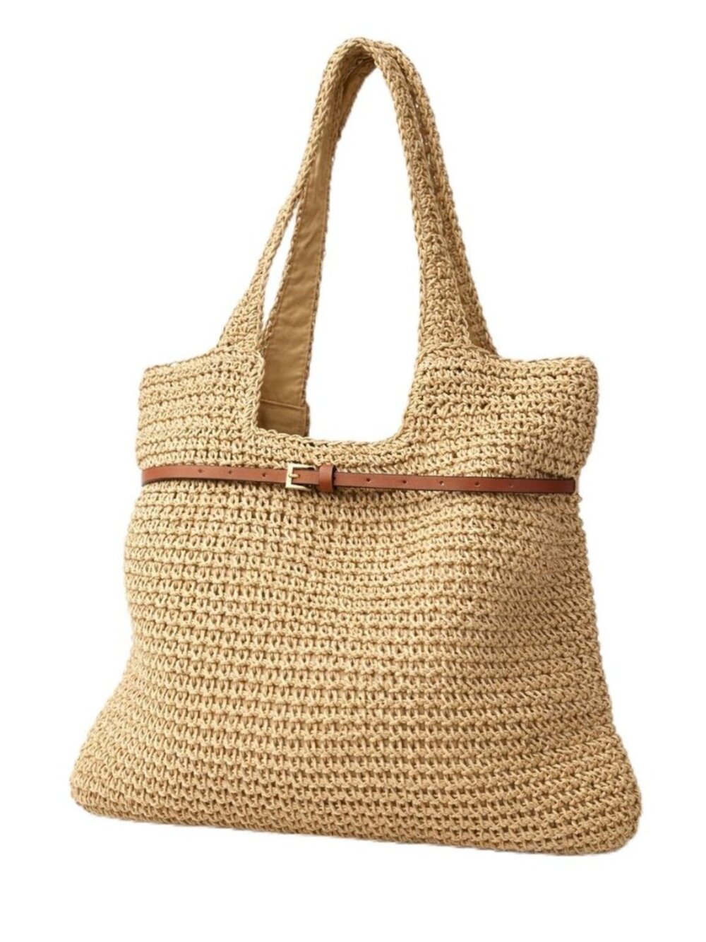Straw Bags For Women Large Travel Straw Totes Bag Woven Summer Handmade Shoulder